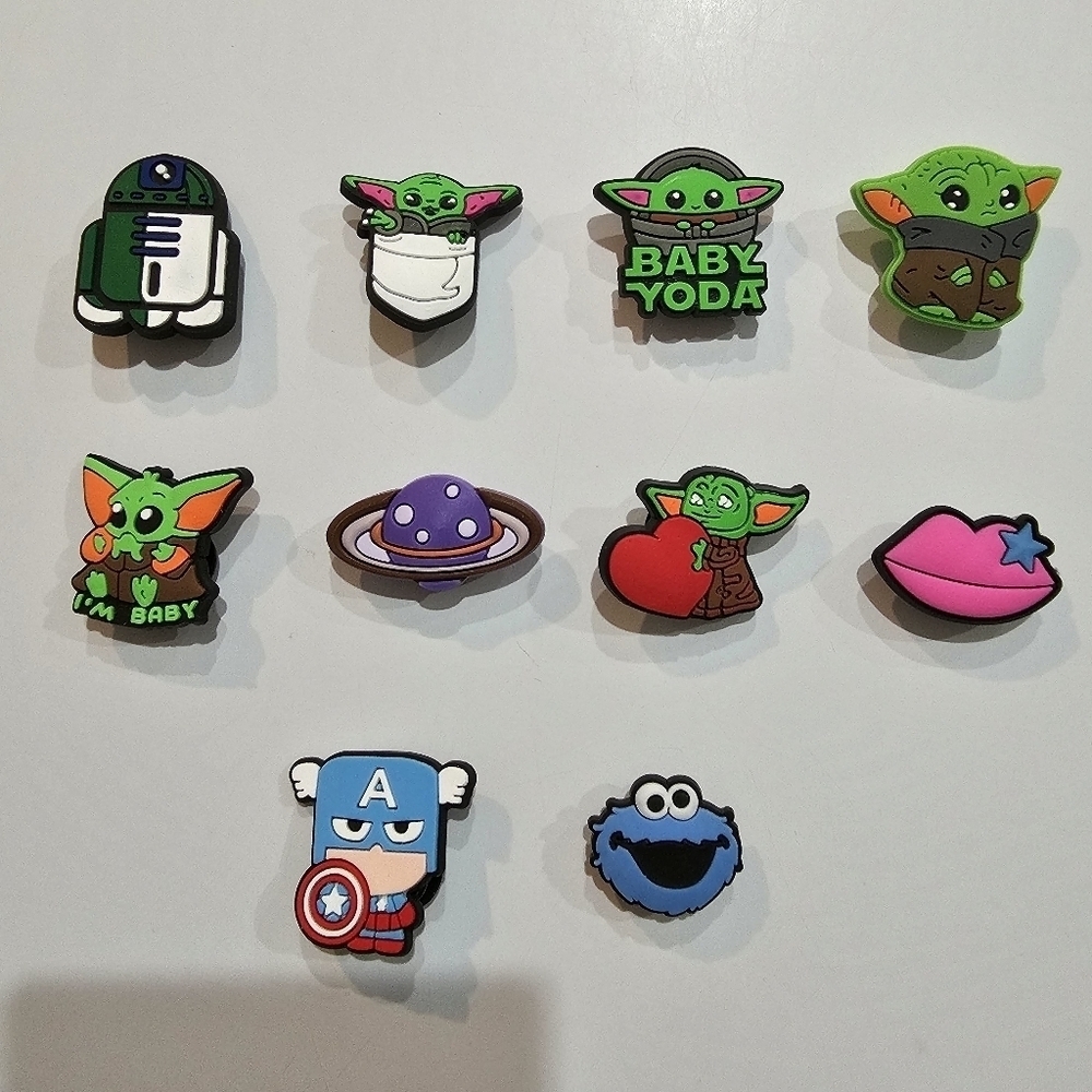Croc Charms Bundle of 10